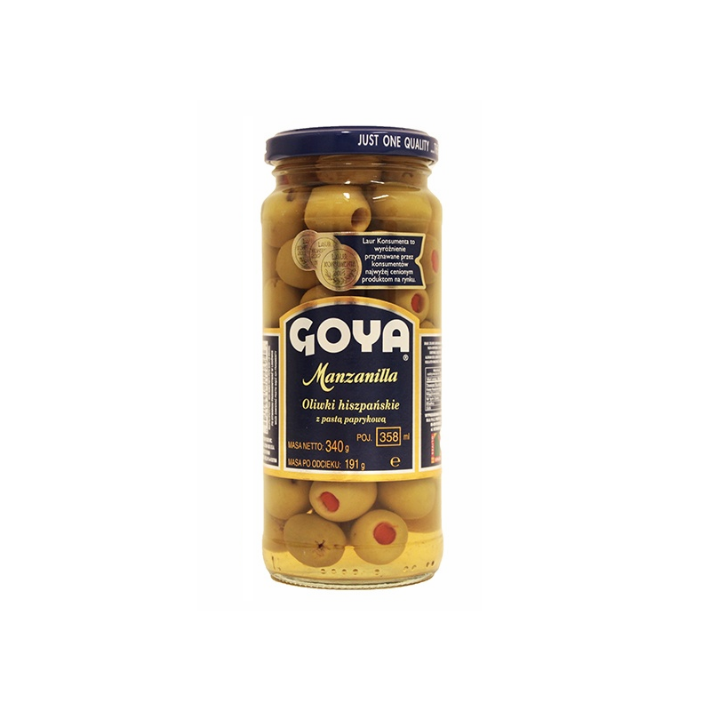 MANZANILLA OLIWKI HISZPAŃSKIE Z PASTĄ JALAPENO – 358 ML – GOYA