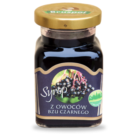 SYROP Z OWOCÓW CZARNEGO BZU – 150ML - BRUSPOL