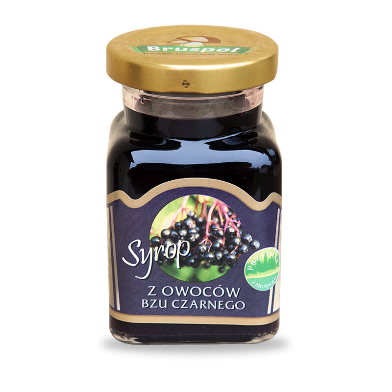 SYROP Z OWOCÓW CZARNEGO BZU – 150ML - BRUSPOL