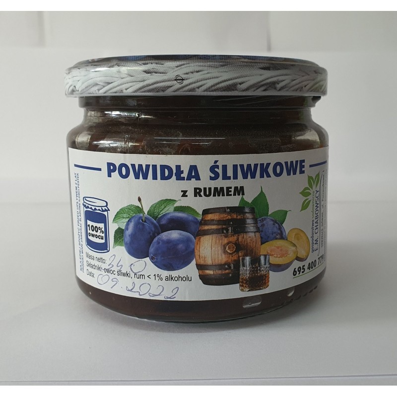 POWIDŁA ŚLIWKOWE Z RUMEM - CHABOWSCY