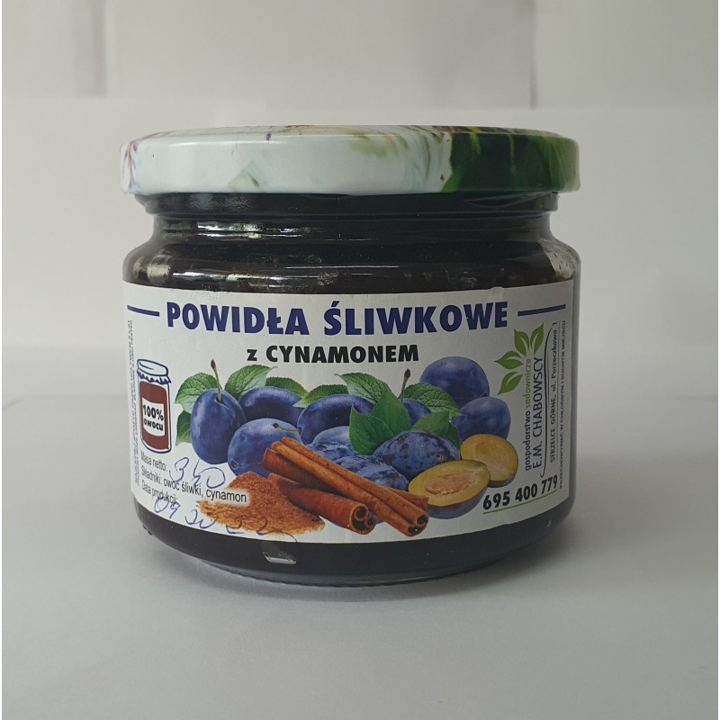 POWIDŁA ŚLIWKOWE Z CYNAMONEM BEZ CUKRU - CHABOWSCY