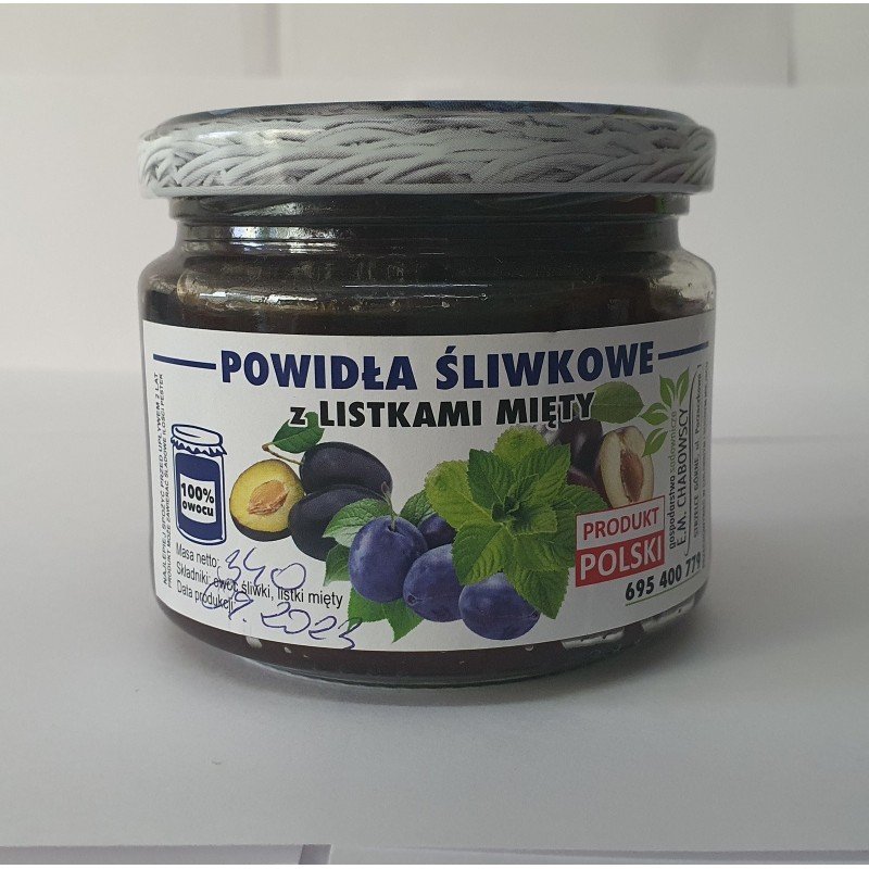 POWIDŁA ŚLIWKOWE Z LISTKAMI MIĘTY – CHABOWSCY