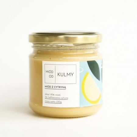 Miód z cytryną - 200g - MIÓD OD KULMY