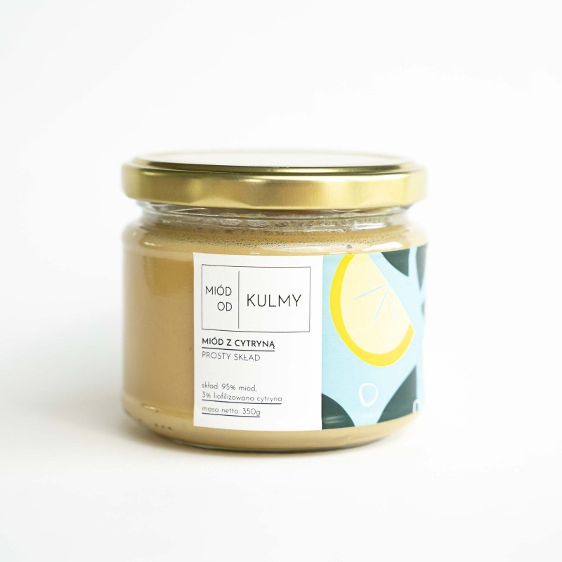 Miód z cytryną - 350g - MIÓD OD KULMY