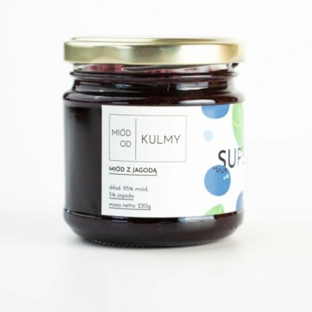 Miód z jagodą - 200g - MIÓD OD KULMY