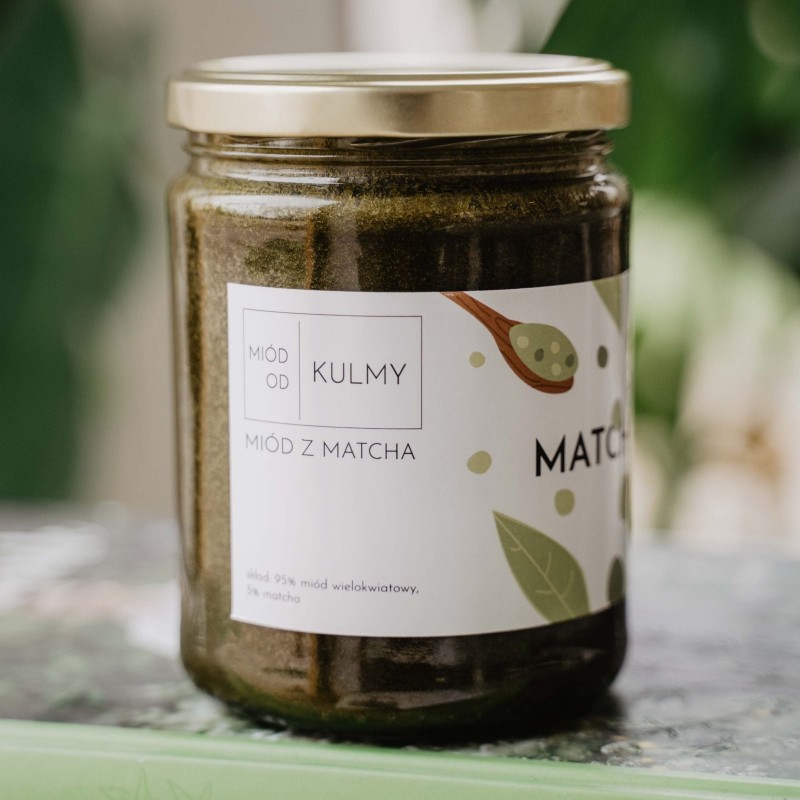 Miód z matcha - 200g - MIÓD OD KULMY