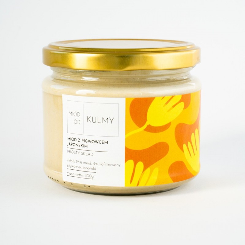 Miód z pigwowcem - 350g - MIÓD OD KULMY