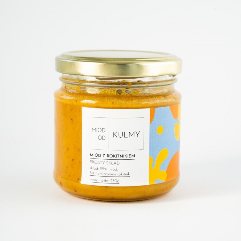 Miód z rokitnikiem - 200g - MIÓD OD KULMY