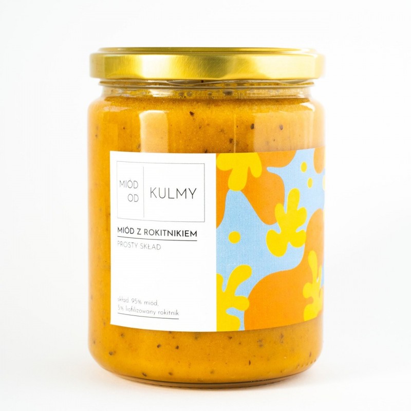 Miód z rokitnikiem - 600g - MIÓD OD KULMY