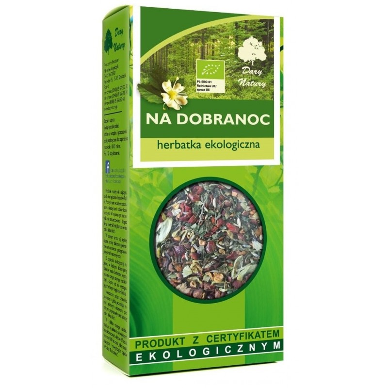 HERBATKA NA DOBRANOC BIO (25 x 2 g) 50 g - DARY NATURY
