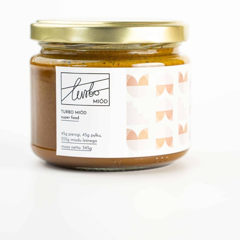 Turbo miód - super food - 345g - MIÓD OD KULMY