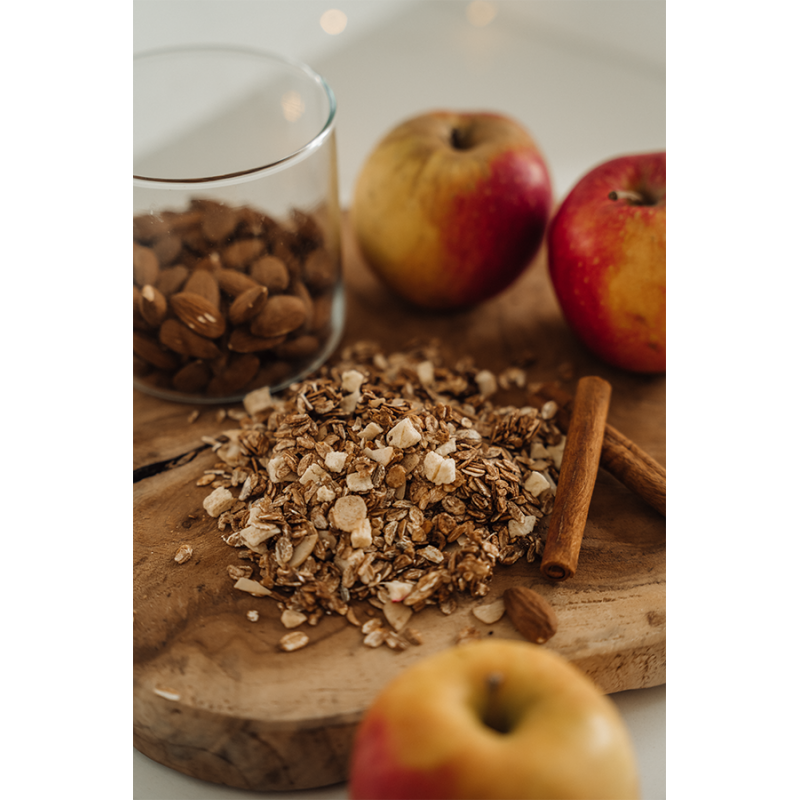 GRANOLA ŻYTNIA SZARLOTKA – 300 g - AGA BAGIETKA