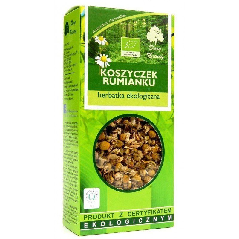 HERBATKA Z KOSZYCZKÓW RUMIANKU BIO (25 x 2 g) 50 g - DARY NATURY