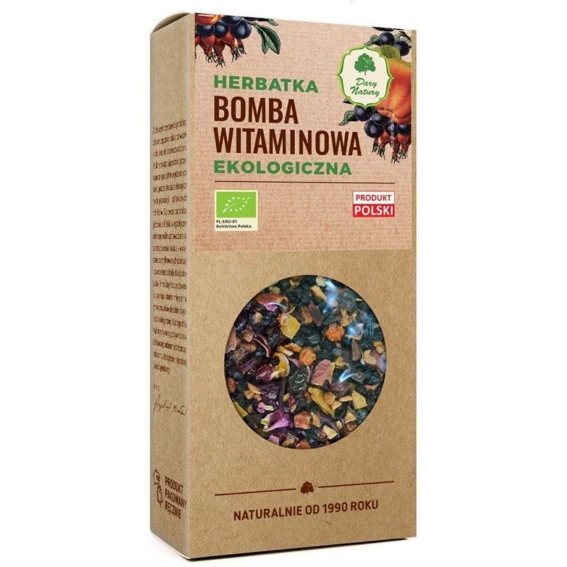 HERBATKA BOMBA WITAMINOWA BIO (25 x 3 g) 75 g - DARY NATURY
