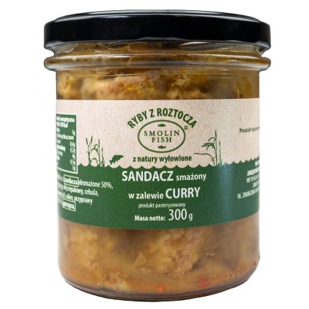 SANDACZ SMAŻONY W ZALEWIE CURRY 300 g - SMOLIN FISH (NA ZAMÓWIENIE)