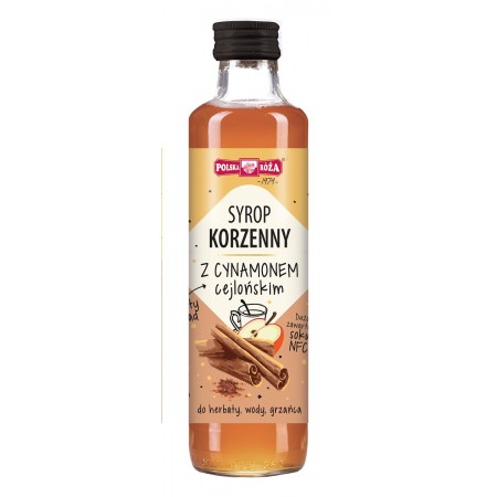 SYROP KORZENNY Z CYNAMONEM 250 ml - POLSKA RÓŻA