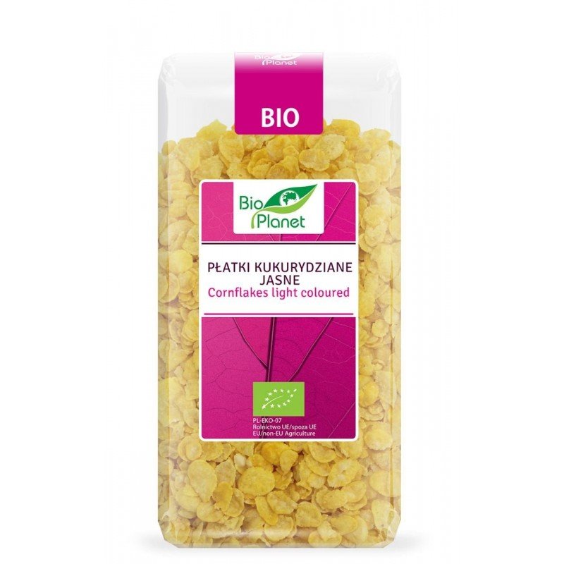 PŁATKI KUKURYDZIANE JASNE BIO 250 g - BIO PLANET