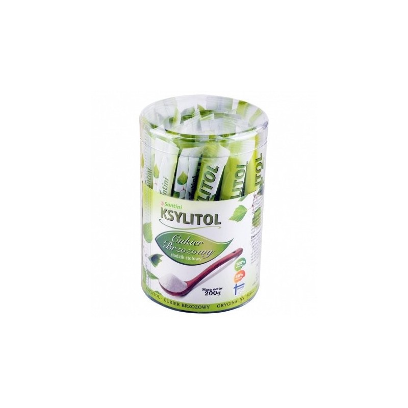 KSYLITOL W SASZETKACH (40 x 5 g) 200 g - SANTINI (FINLANDIA)