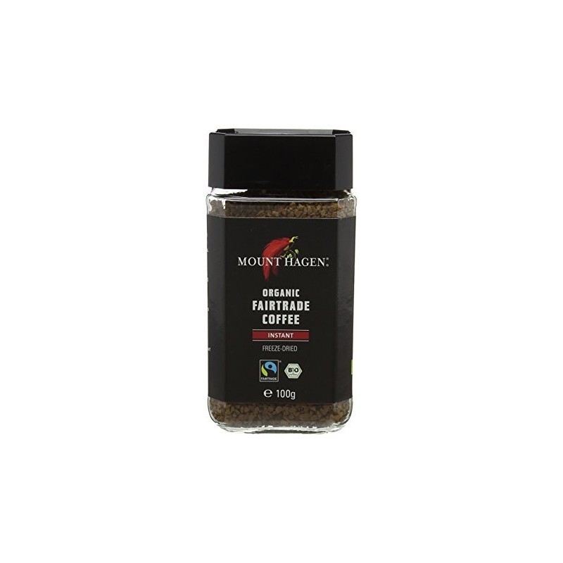 KAWA ROZPUSZCZALNA ARABICA/ROBUSTA FAIR TRADE BIO 100 g - MOUNT HAGEN