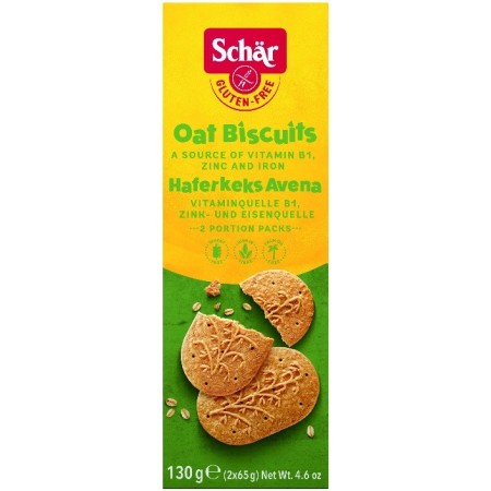Oat biscuits- ciastka owsiane BEZGL. 130 g