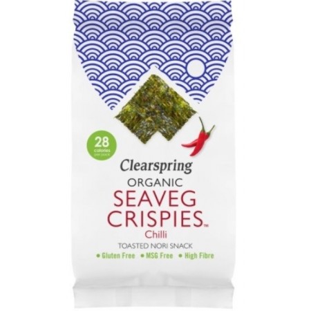 Chipsy z alg morskich o smaku chili Seaveg BEZGL. BIO 4 g