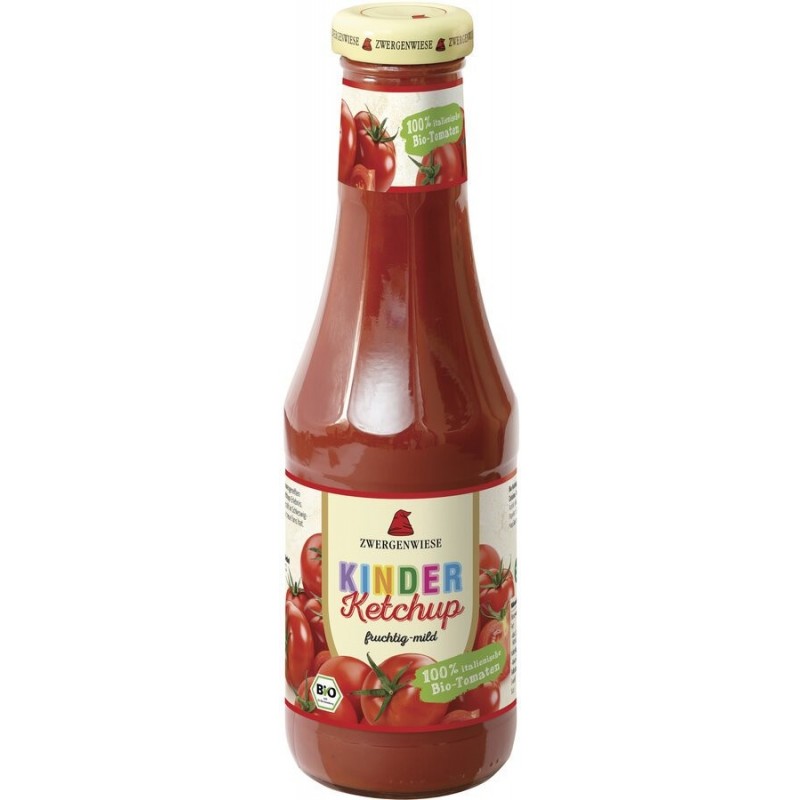 KETCHUP DLA DZIECI BEZGLUTENOWY BIO 500 ml - ZWERGENWIESE