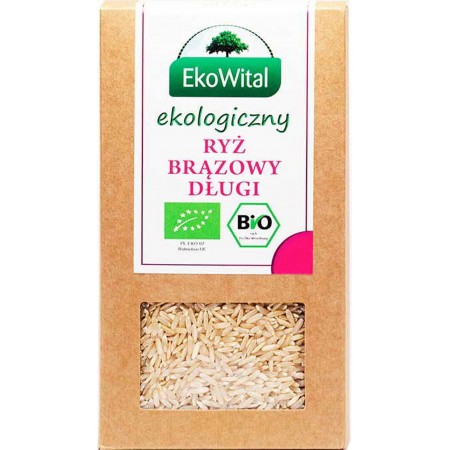 Ryż brązowy długoziarnisty BIO 500 g