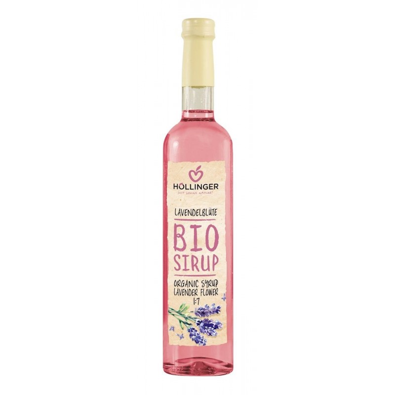 SYROP O SMAKU LAWENDY BIO 500 ml - HOLLINGER