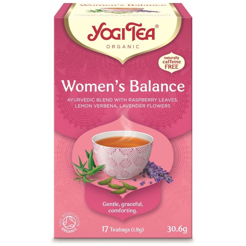 HERBATKA DLA KOBIET - RÓWNOWAGA (WOMEN'S BALANCE) BIO (17 x 1,8 g) 30,6 g - YOGI TEA