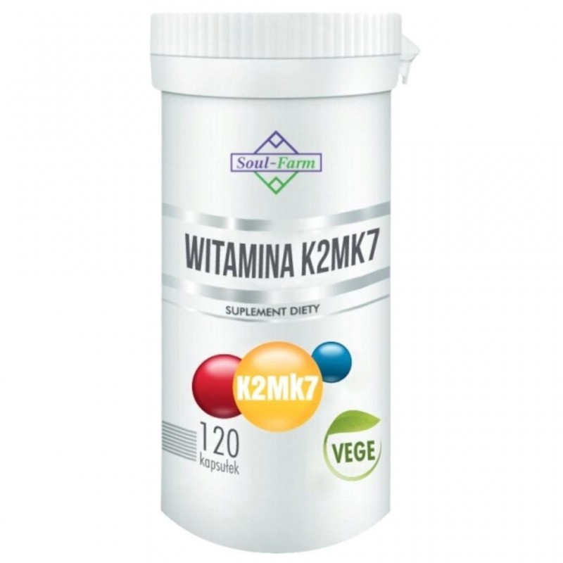 WITAMINA K2 MK7 (100 µg) 120 KAPSUŁEK - SOUL FARM