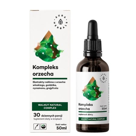 AURA HERBALS Kompleks orzecha - Walnut natural complex - krople 50ml