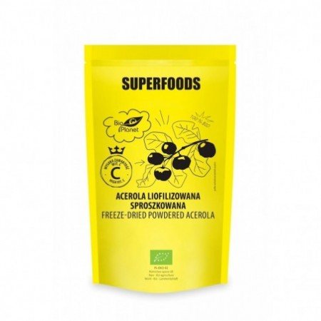 ACEROLA LIOFILIZOWANA SPROSZKOWANA BIO 100 g -  BIO PLANET