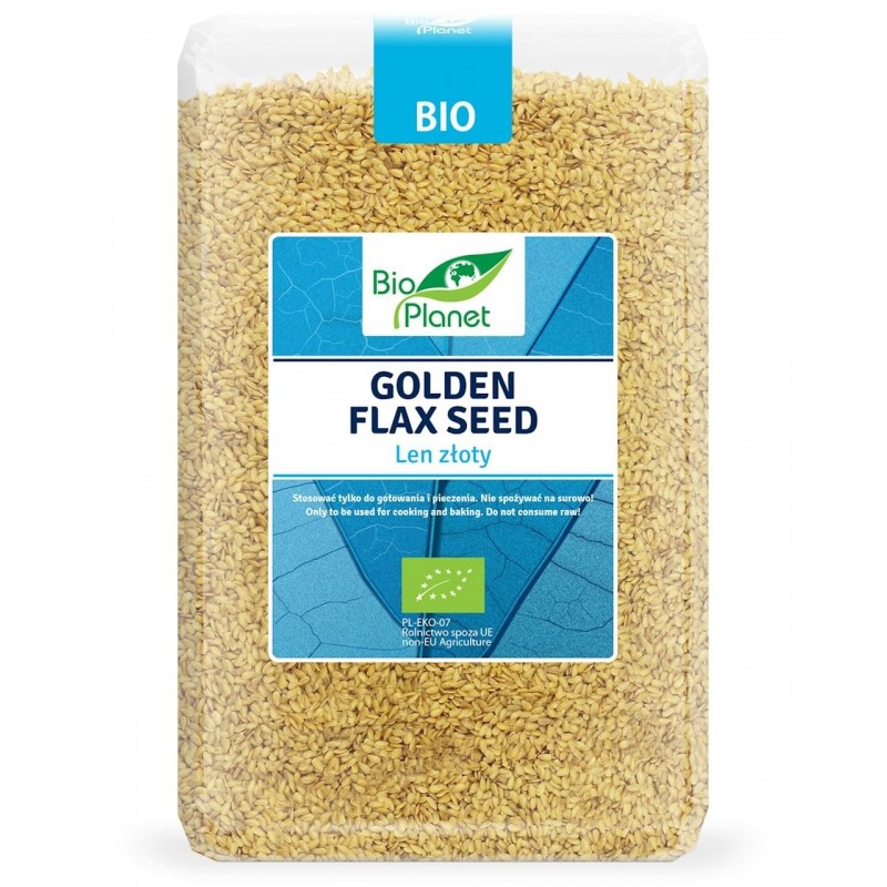 LEN BRĄZOWY (SIEMIĘ LNIANE) BIO 2 kg - BIO PLANET