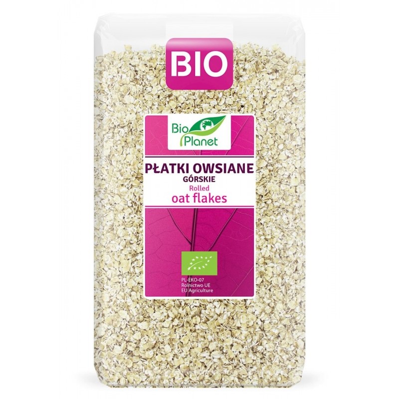 PŁATKI OWSIANE GÓRSKIE BIO 600 g - BIO PLANET