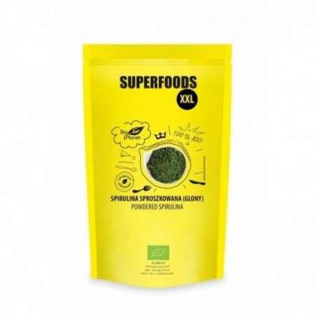 SPIRULINA SPROSZKOWANA BIO 600 g - BIO PLANET