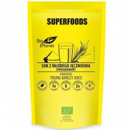 SOK Z MŁODEGO JĘCZMIENIA SPROSZKOWANY BIO 150 g - BIO PLANET
