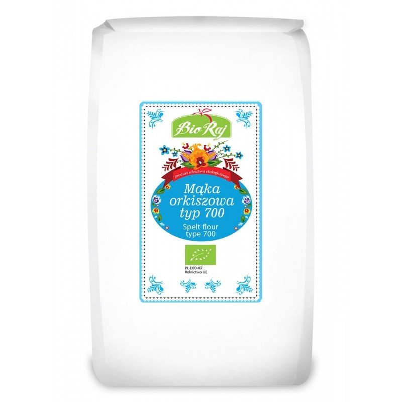 MĄKA ORKISZOWA TYP 700 BIO 1 kg - BIO RAJ