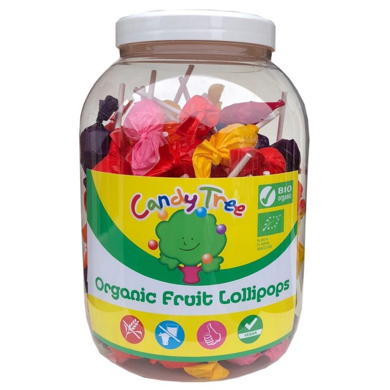 LIZAKI OKRĄGŁE MIX BEZGLUTENOWE BIO 10 g (SŁOIK) - CANDY TREE
