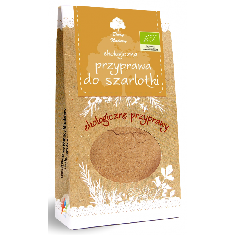 PRZYPRAWA DO SZARLOTKI BIO 50 g - DARY NATURY