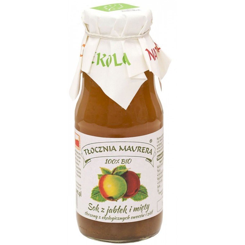 SOK JABŁKOWY Z MIĘTĄ NFC BIO 300 ml - TŁOCZNIA MAURERA