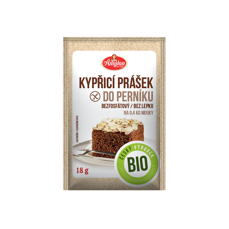 PROSZEK DO PIECZENIA PIERNIKA BEZGLUTENOWY BIO 18 g - AMYLON (PRODUKT SEZONOWY)