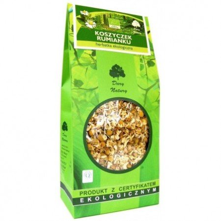 HERBATKA Z KOSZYCZKÓW RUMIANKU BIO 100 g - DARY NATURY