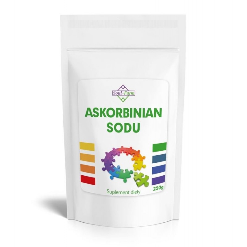 ASKORBINIAN SODU PROSZEK 250 g - SOUL FARM