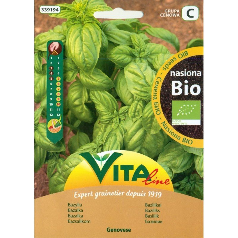 NASIONA BAZYLII BIO 1 g - VITA LINE (2.321.004 ) (PRODUKT SEZONOWY)