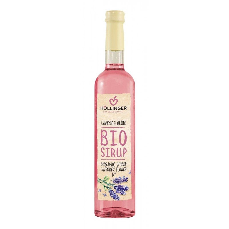 SYROP O SMAKU LAWENDY BIO 500 ml - HOLLINGER