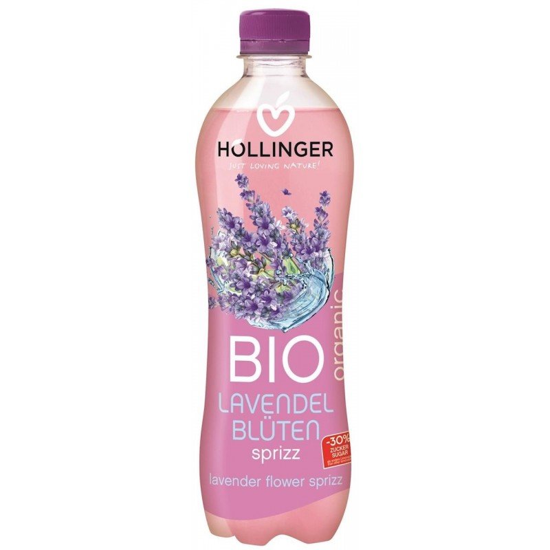 NAPÓJ GAZOWANY LAWENDOWY BIO 500 ml - HOLLINGER