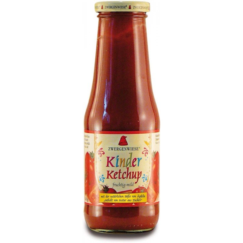KETCHUP DLA DZIECI BEZGLUTENOWY BIO 500 ml - ZWERGENWIESE