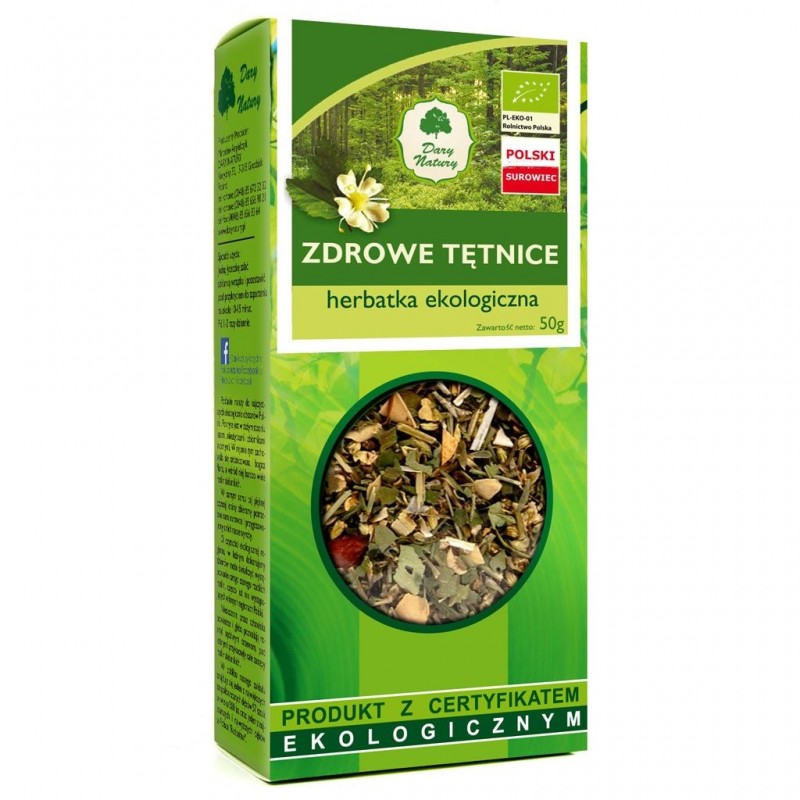 HERBATKA ZDROWE TĘTNICE BIO (25 x 2 g) 50 g - DARY NATURY