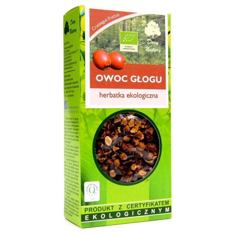 HERBATKA OWOC GŁOGU BIO (25 x 2 g) 50 g - DARY NATURY