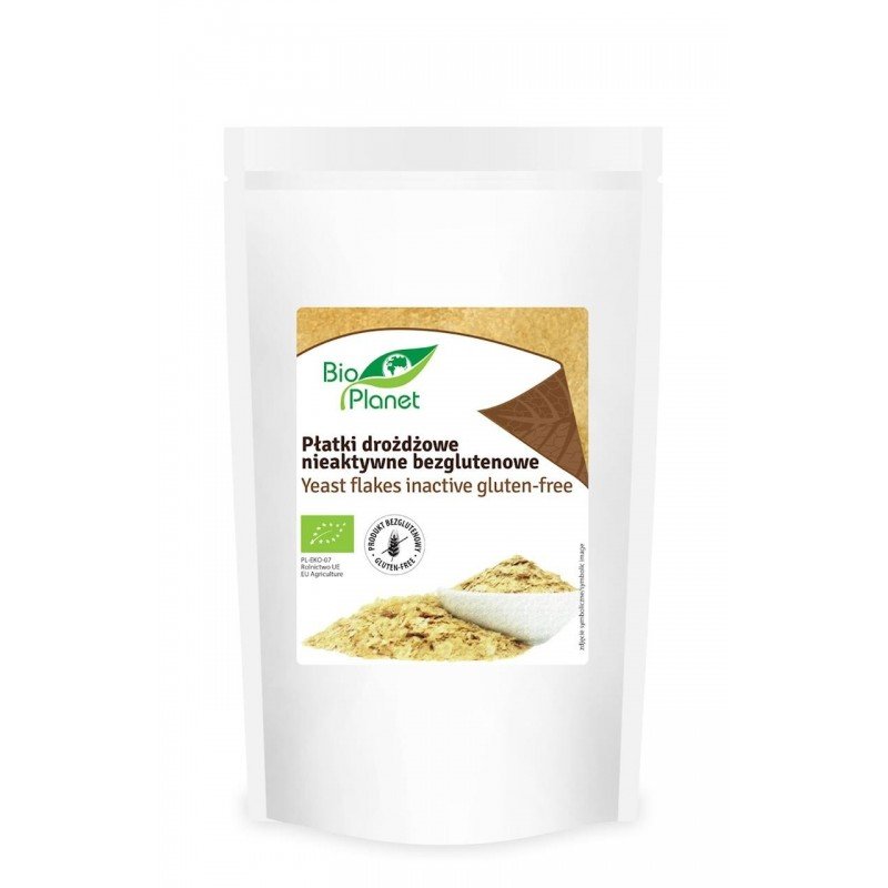 PŁATKI DROŻDŻOWE NIEAKTYWNE BEZGLUTENOWE BIO 100 g - BIO PLANET